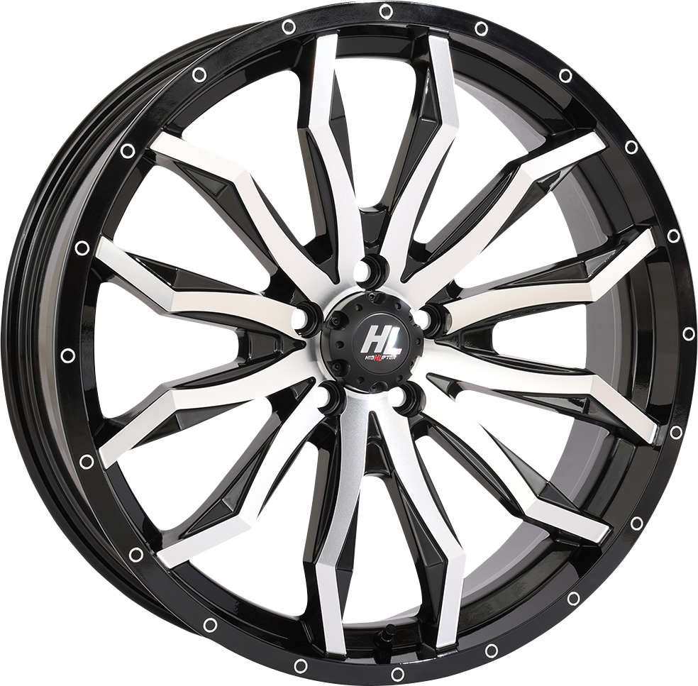 Wheel - HL21 - Front/Rear - Gloss Black w/Machined - 20x7 - 5/4.5 - 4+3 (+10 mm) 2022 - 2024