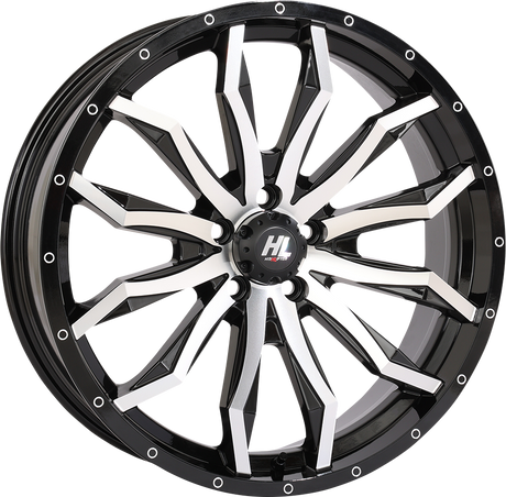 Wheel - HL21 - Front/Rear - Gloss Black w/Machined - 20x7 - 5/4.5 - 4+3 (+10 mm) 2022 - 2024