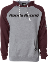 Honda Racing Hoodie - Heather/Burgundy - 2XL