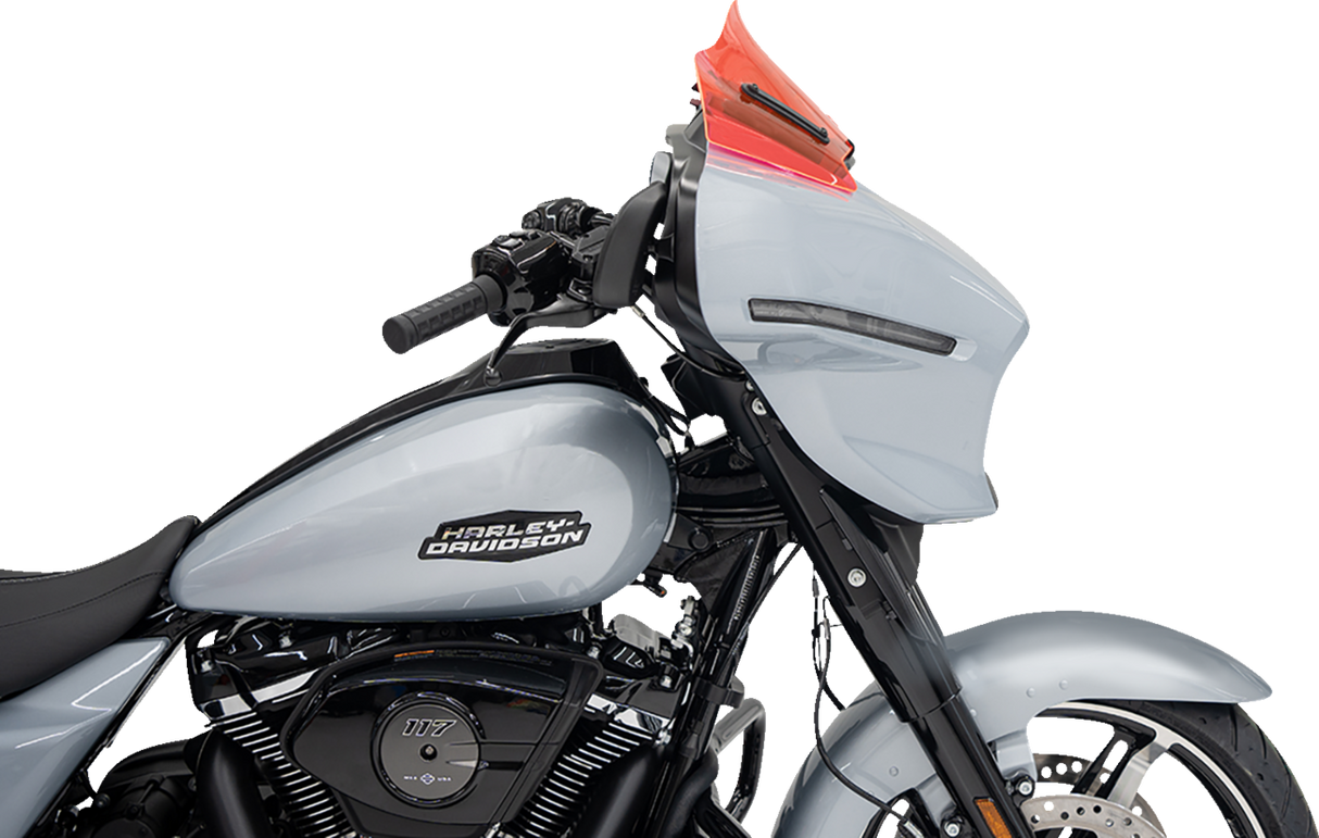Kolor Flare™ Windshield - 8\" - Pink Ice - FLHX 2023 - 2025