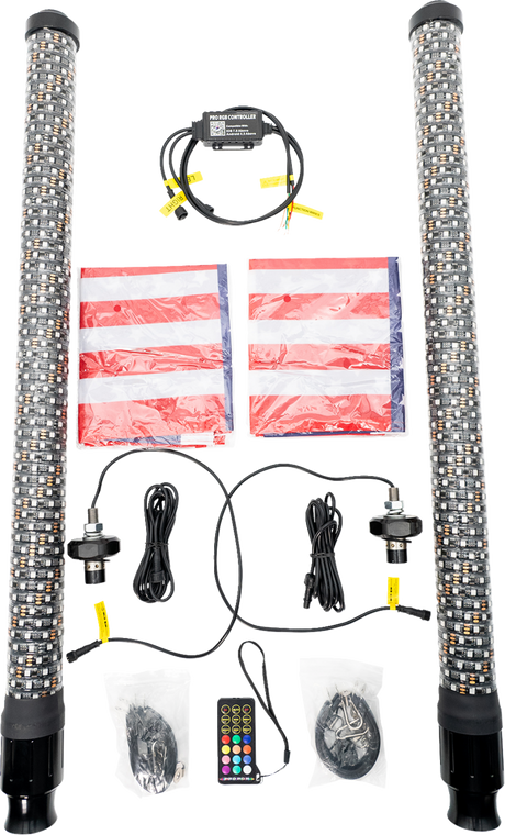 Whip Light - Super Chunk - 3\' - Pair