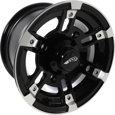 Wheel - Roll\'n 104 - Front/Rear - Machined Black - 12x7 - 4/156 - 4+3 1993 - 2020