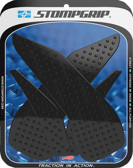 Traction Pad Tank Grips - Volcano - Black - Hypermotard 950/SP 2019 - 2025