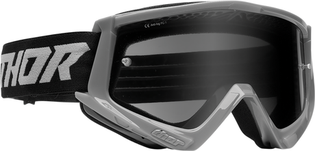 Combat Sand Goggle - Racer - Gray/Black - Smoke Lens