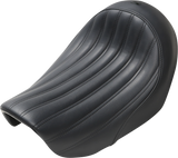 Knuckle Solo Seat - Ribbed - Black - Dyna 2006 - 2017