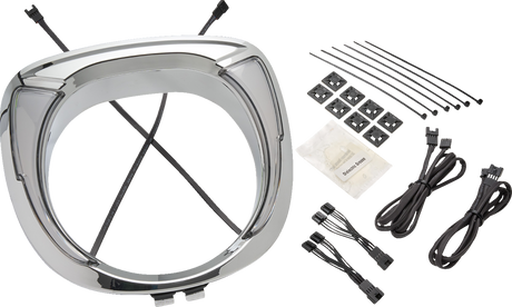 Headlight Bezel - Fang® - Chieftain - Chrome 2019 - 2024