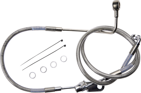 Brake Line - Rear - Non-ABS - Stainless Steel 2011 - 2017