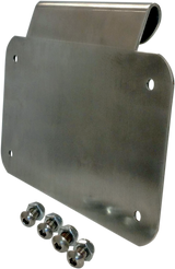 License Plate Mount - Burnished Aluminum 1999 - 2020