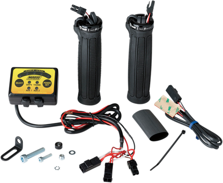 Clamp-On Quad Zone Heated Grip Kit for ATVs