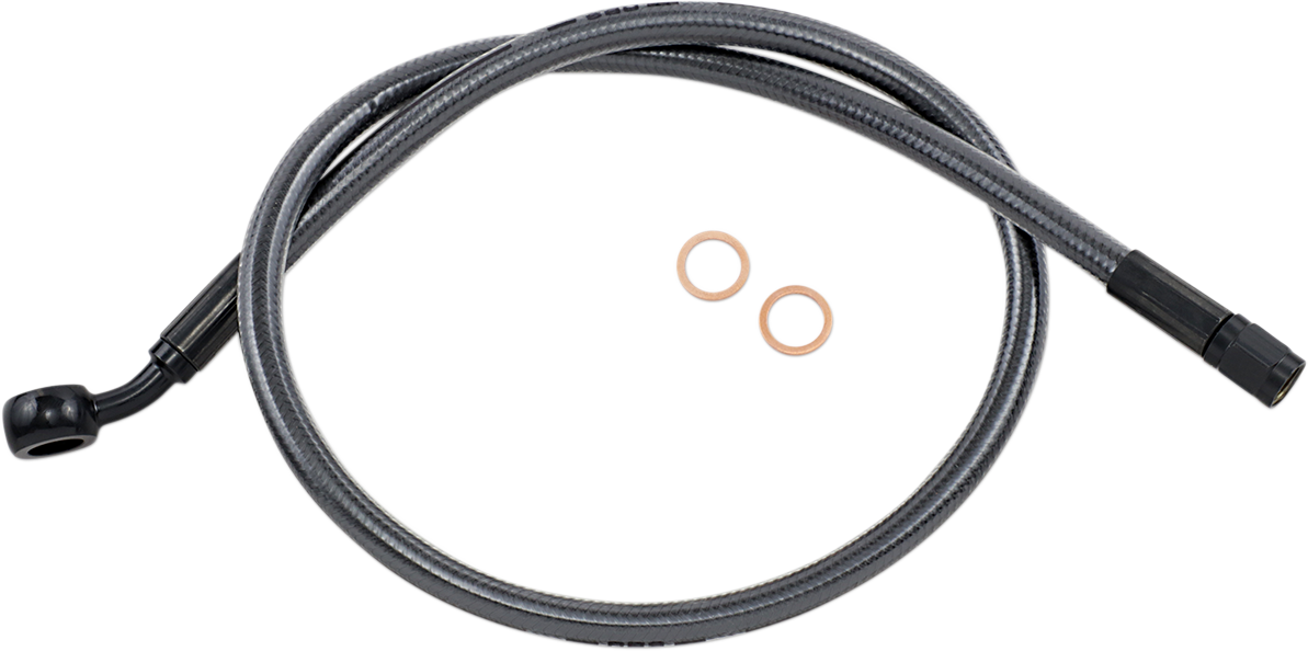 Brake Line - 10 mm-35° - 27\" - Black Pearl