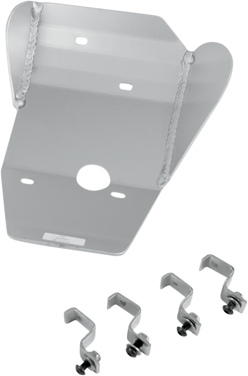 Skid Plate - Silver - Honda - CR125 2002 - 2007