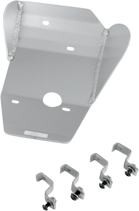 Skid Plate - Silver - Honda - CR125 2002 - 2007