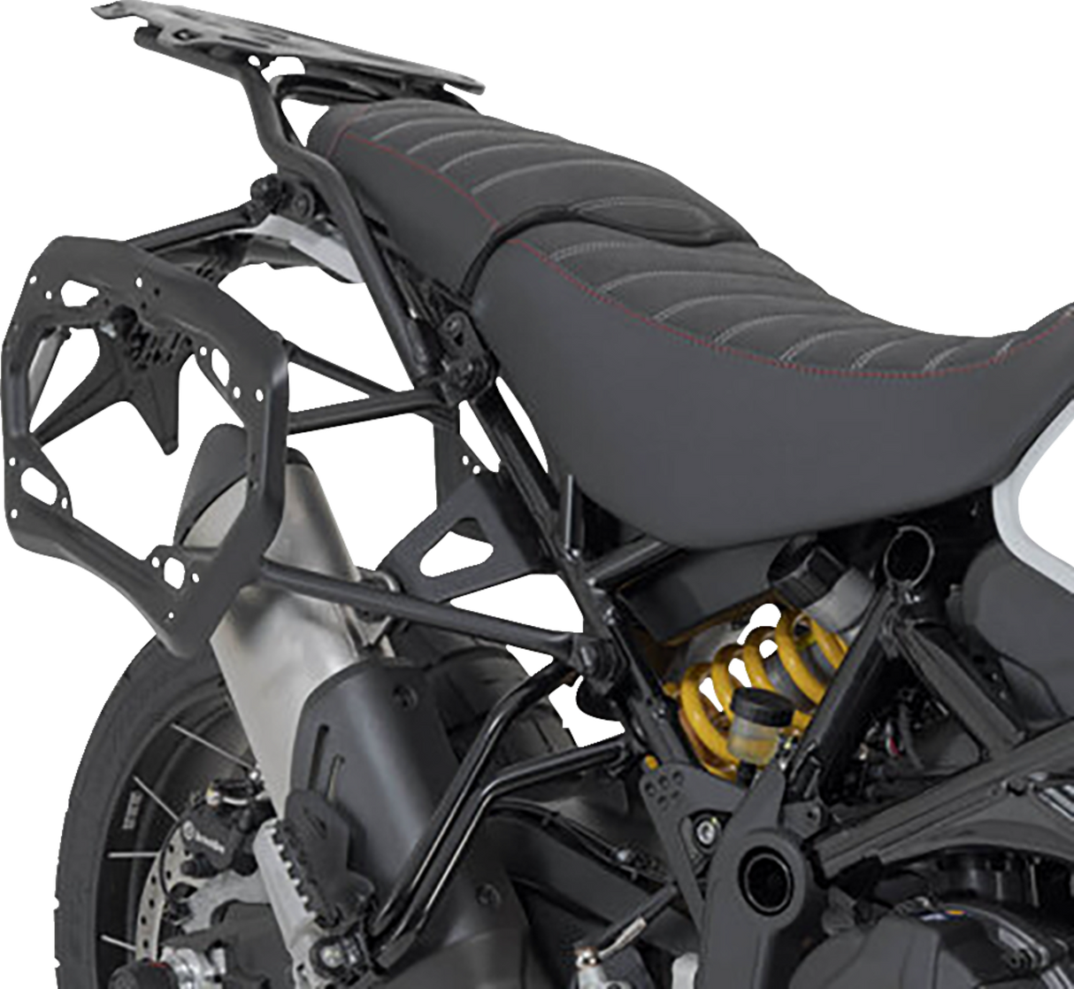 TRAX ADV Aluminum Case System - Silver - Ducati DesertX \'22-\'24 2022 - 2024