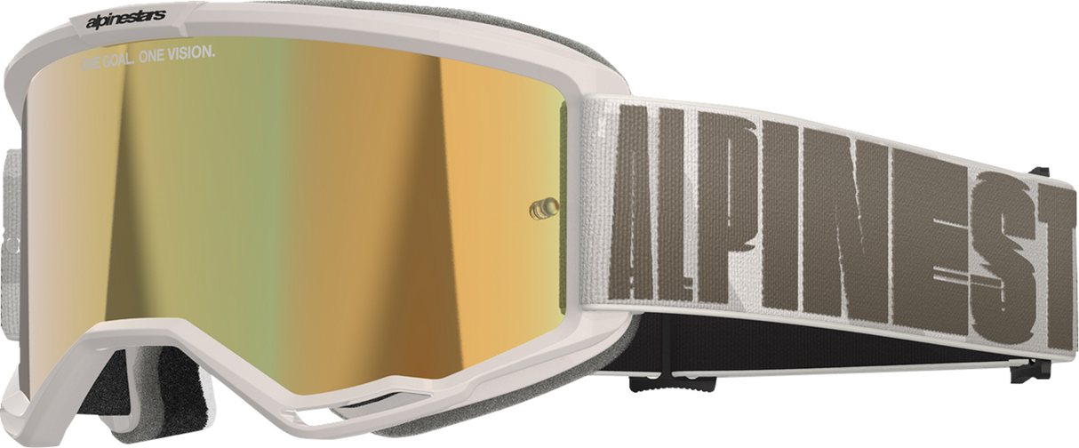 Vision 5 Goggle - Hollow - Wind - Gold Mirror Lens