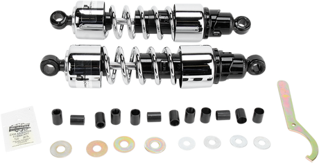 Shocks - 412 Cruiser Series - Chrome - 13\" - Standard/Heavy Duty 1979 - 2009