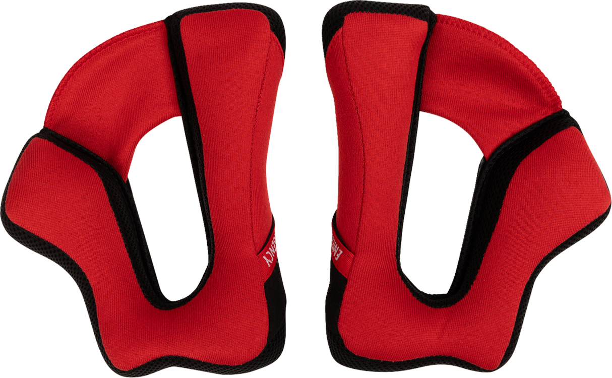 Reflex Sport Cheek Pads - Red/Black - Large