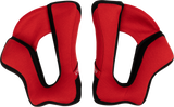 Reflex Sport Cheek Pads - Red/Black - XL