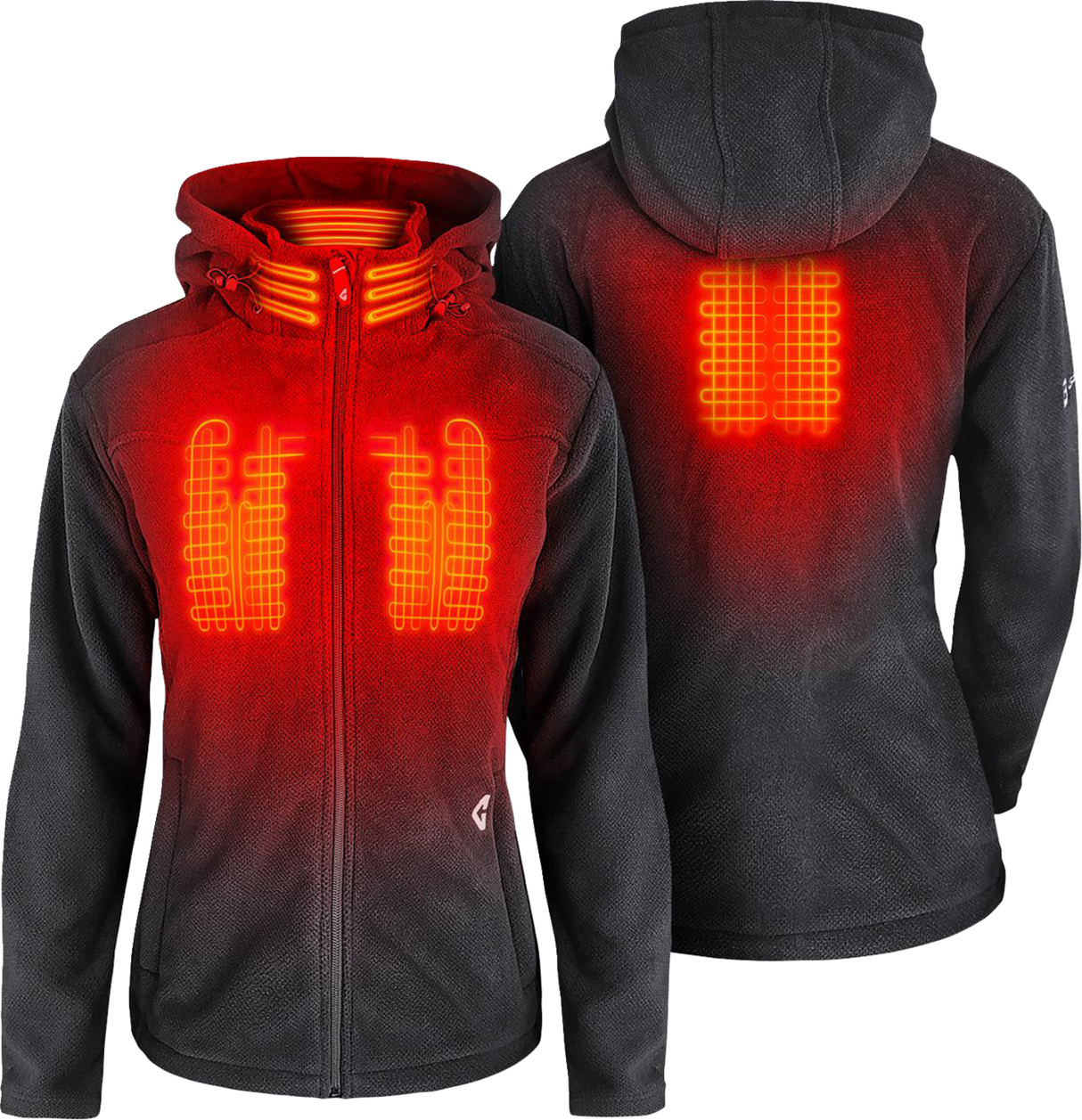 Women\'s 7V Thermite Fleece Heated Jacket 2.0 - Gray - Large