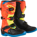 Youth Tech3S Boots - Orange/Blue/Yellow/Black - US 5 / EU 38