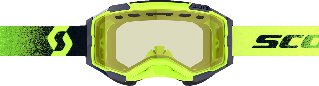 Fury Snow Cross Goggle - Neon Green/Neon Yellow - Yellow Lens