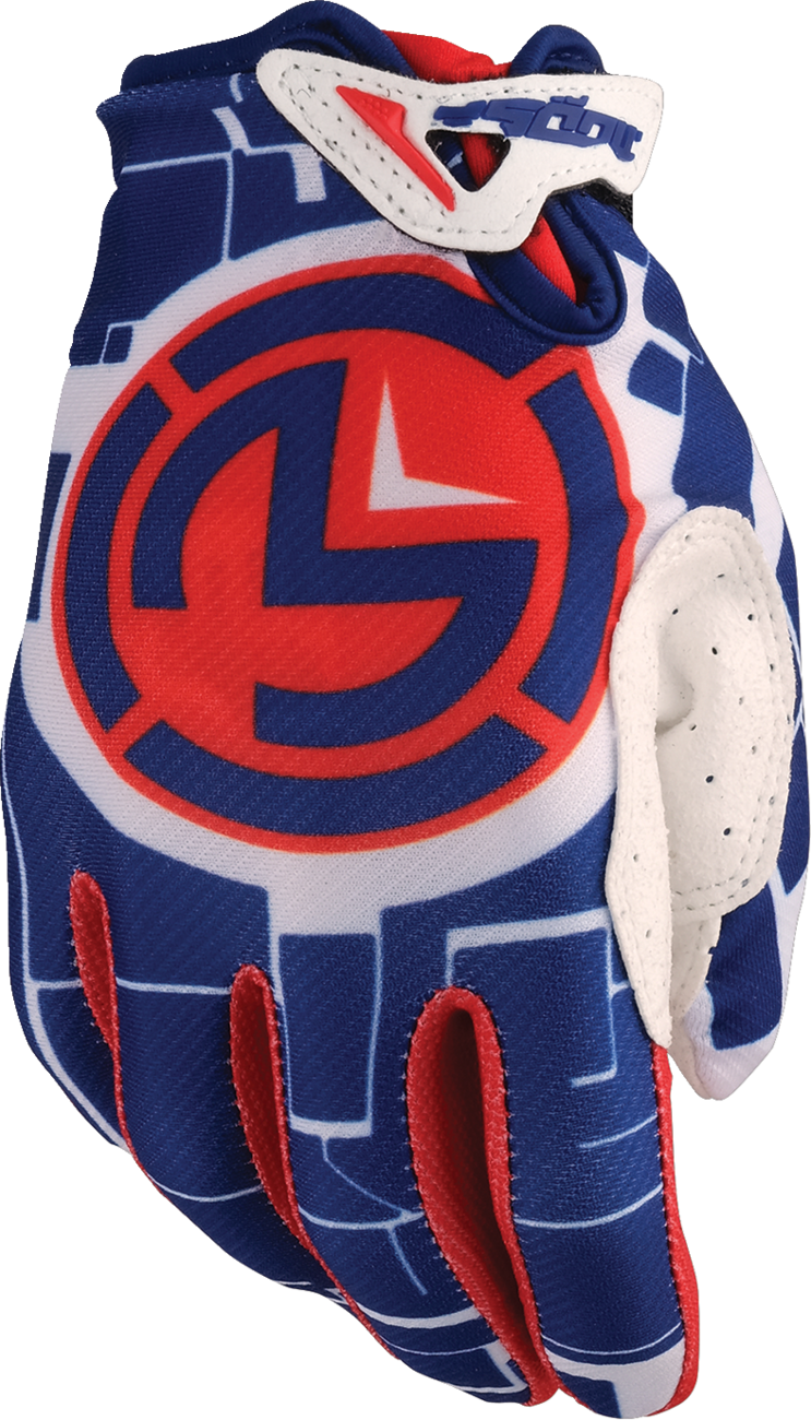 Youth SX1™ Gloves - Red/White/Blue - Medium