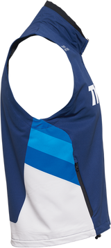 Warmup Vest - Navy/White - XL