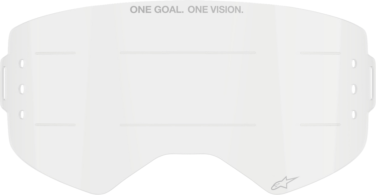 Supertech Roll-Off Goggle Lens - Clear