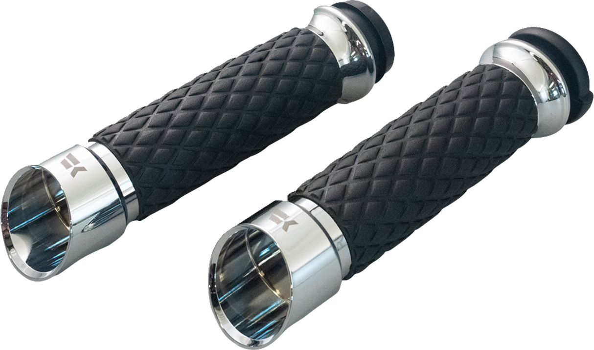 Edge Grips - Custom Contour - Diamond - Chrome 2008 - 2024