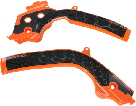 X-Grip Frame Guards - \'16 Orange/Black - Husqvarna | KTM 2016 - 2019