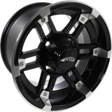 Wheel - Roll\'n 104 - Front/Rear - Machined Black - 12x7 - 4/110 - 5+2 1987 - 2020