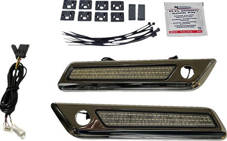 Latch Light - Saddlebag - Smoke - Chrome 2014 - 2024