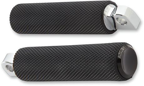 Footpegs - Knurled - Black