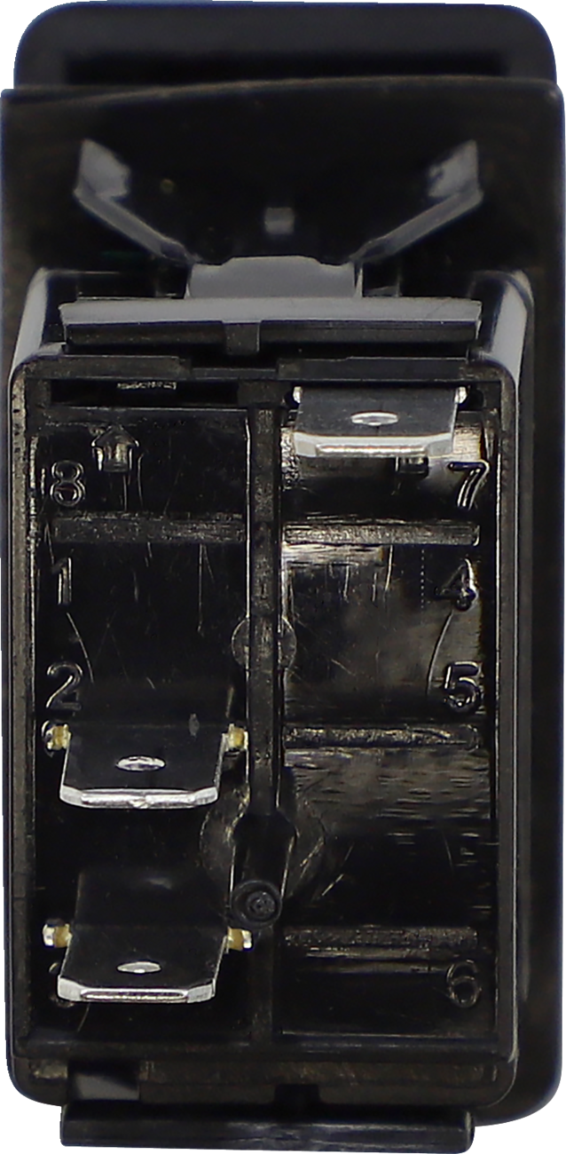 Rocker Switch - Stereo - Red