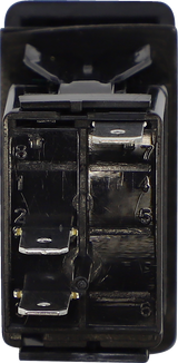 Rocker Switch - Stereo - Red