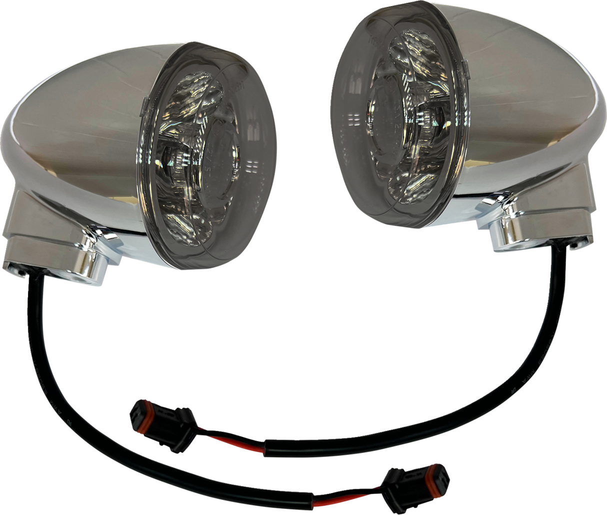 Turn Signal - Rear - Smoke/Amber - Chrome 2021 - 2025