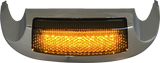 LED Front Fender Tip - Amber LED/Smoke Lens - Chrome 2014 - 2024