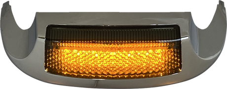 LED Front Fender Tip - Amber LED/Smoke Lens - Chrome 2014 - 2024