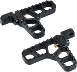 Adjustable Serrated Footpegs - Black - XL 2007 - 2019
