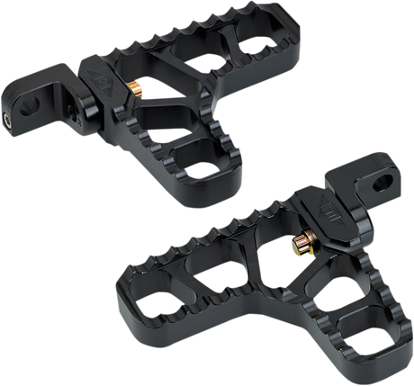 Adjustable Serrated Footpegs - Black - XL 2007 - 2019