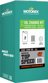 Oil Change Kit - Kawasaki KX 450 - 10W-40 2019 - 2025
