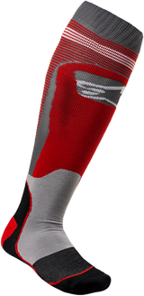 MX Plus 1 Socks - Red/Gray - Small/Medium
