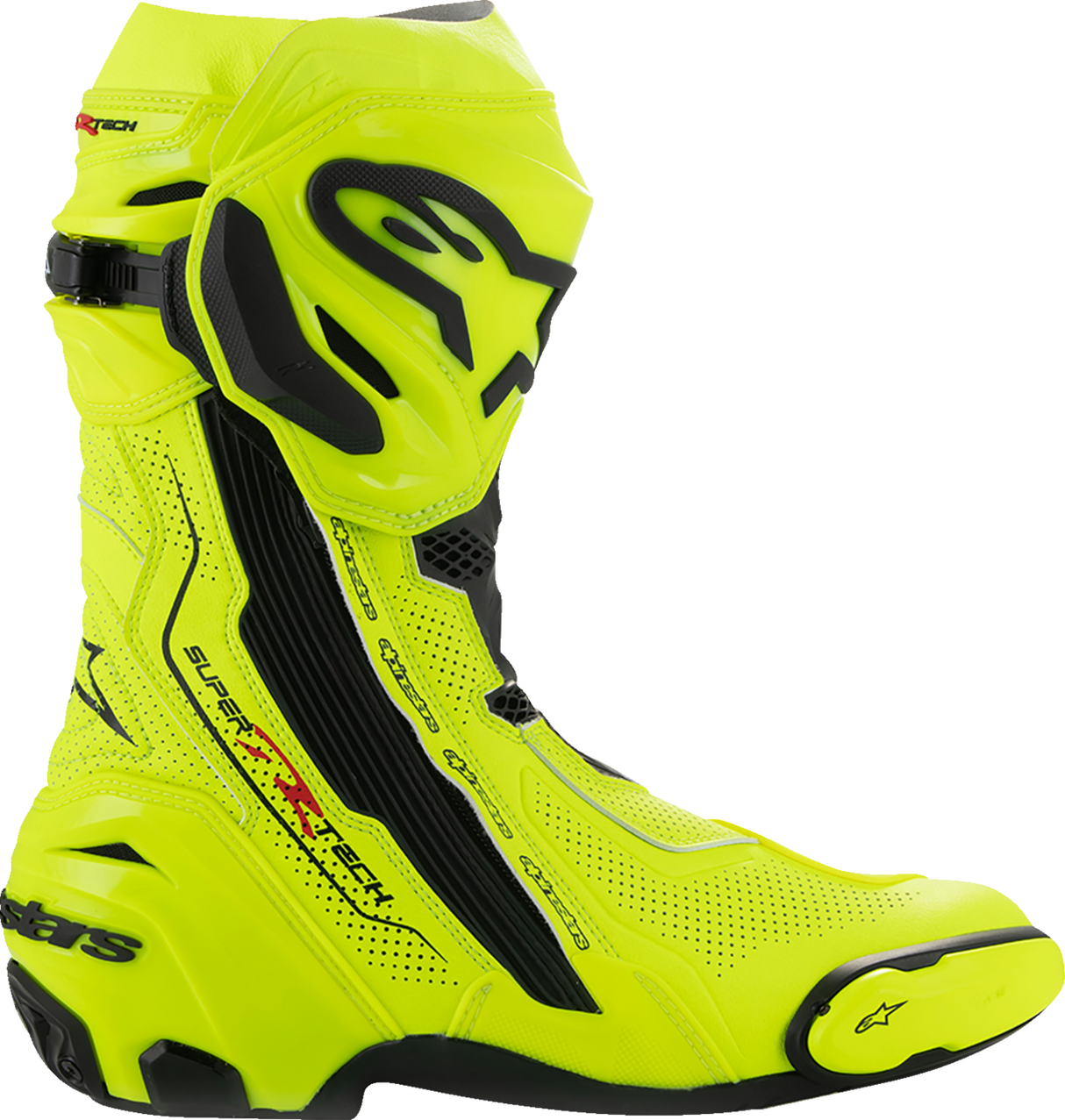 Supertech R Vented Boots - Fluorescent Yellow/Black - US 12.5 / EU 48