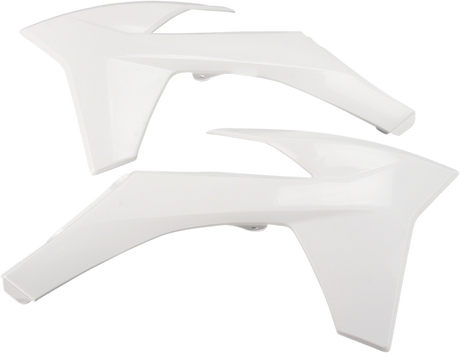 Radiator Shrouds - White 2011 - 2013