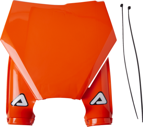 Raptor 2 Number Plate - Orange/White 2023 - 2024