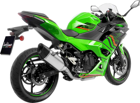 LV-14 R Slip-On Muffler - Stainless Steel - Z/Ninja 400/500 2024 - 2025