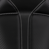 Dominator Solo Seat - w/o Backrest- Black w/ Gray Stitching - FXD/WG \'96-\'03 1996 - 2003