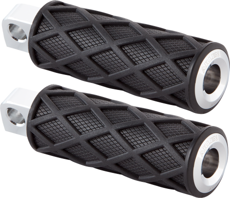 Diamond Footpegs - Male Mount - Chrome