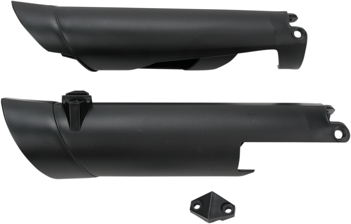 Lower Fork Covers for Inverted Forks - Black 2008 - 2015