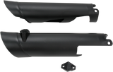 Lower Fork Covers for Inverted Forks - Black 2008 - 2015