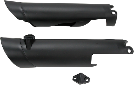 Lower Fork Covers for Inverted Forks - Black 2008 - 2015